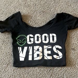 Good Vibes crop top